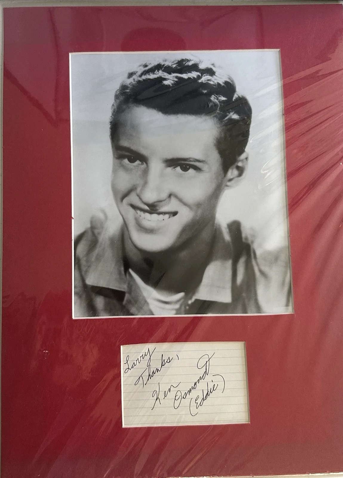 Ken Osmond — Ken Osmond Signed Photo w/ COA “Eddie Haskell” Leave It to Beaver Autograph UACC