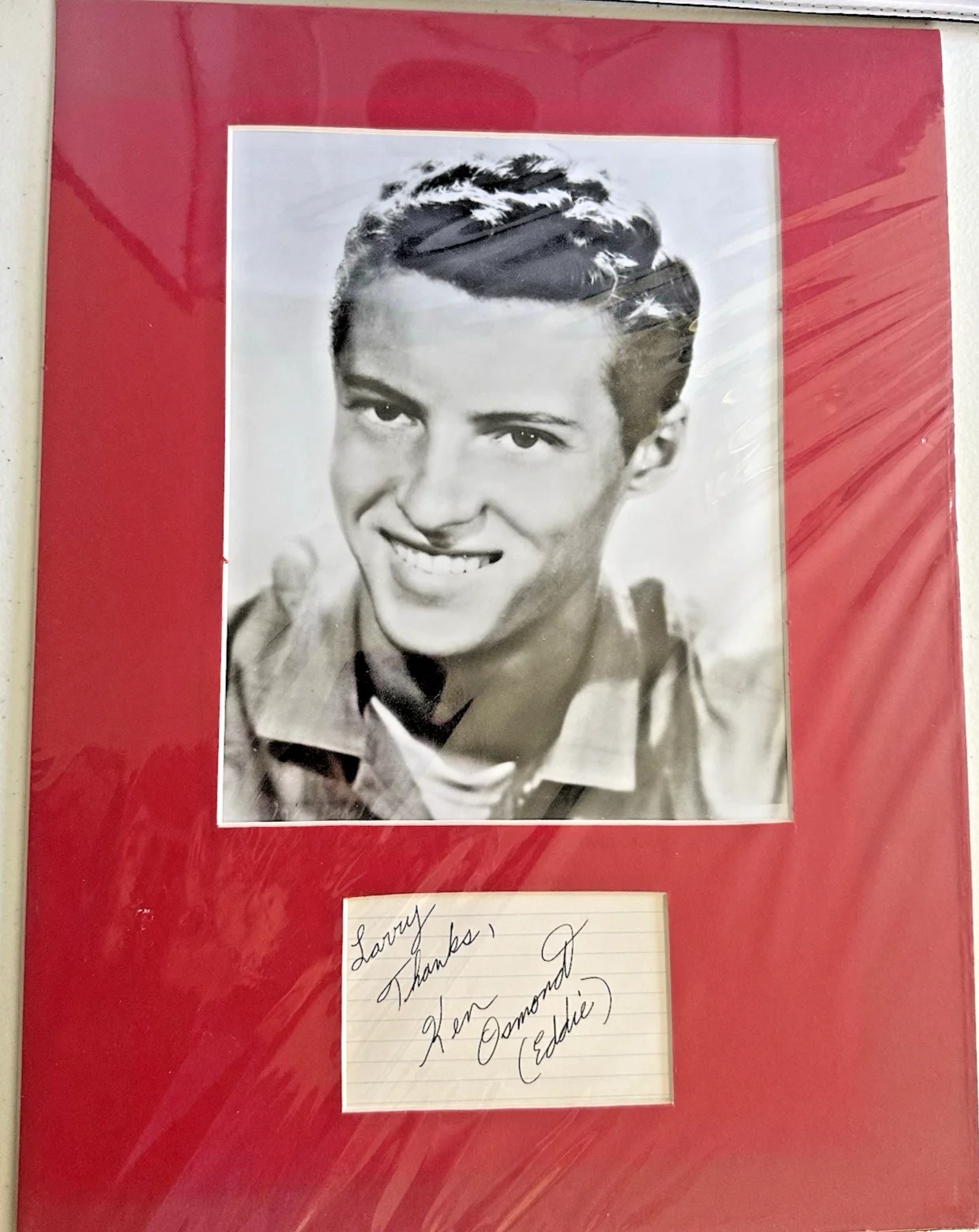 Ken Osmond — Ken Osmond Signed Photo w/ COA “Eddie Haskell” Leave It to Beaver Autograph UACC, image 3