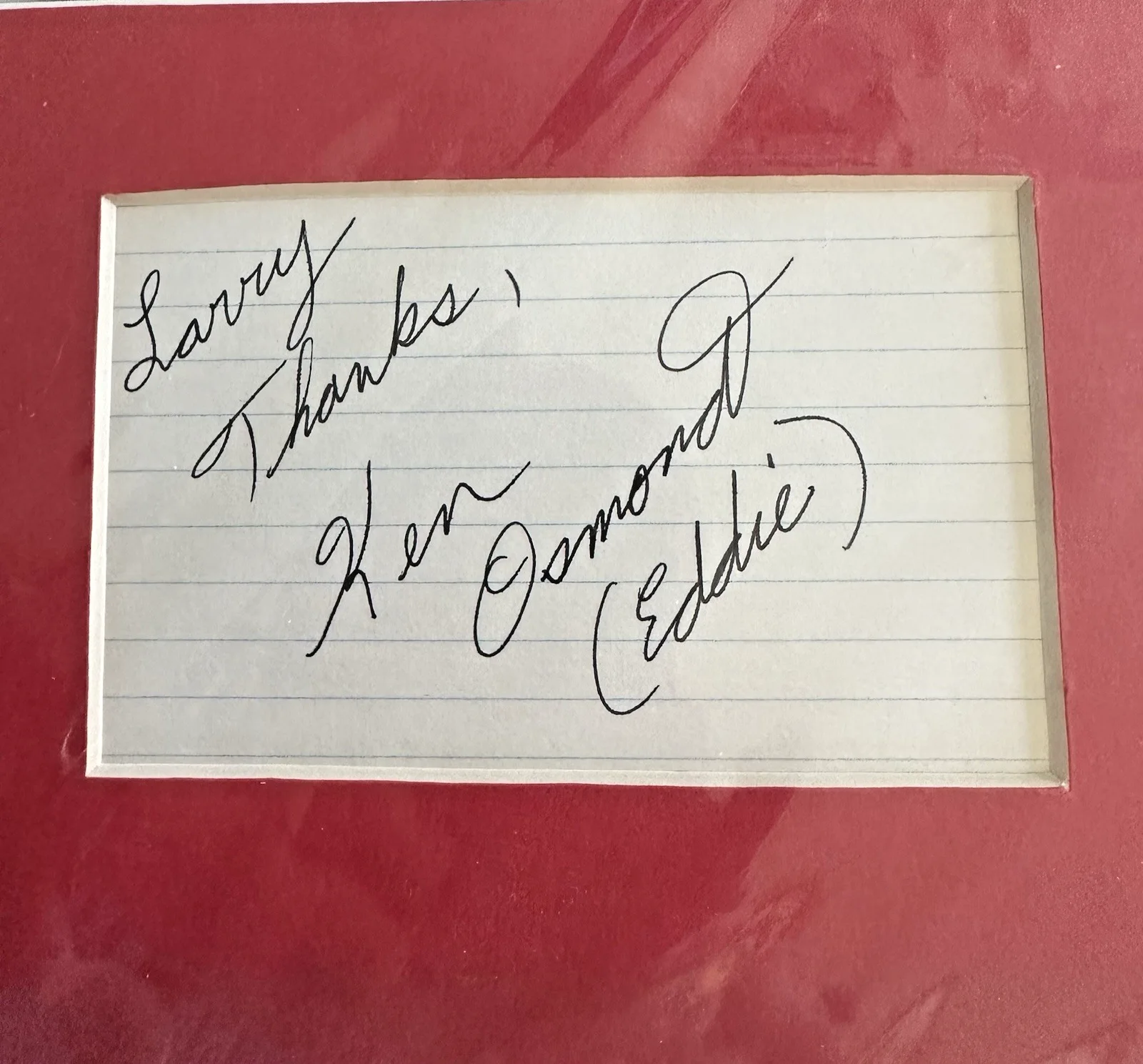 Ken Osmond — Ken Osmond Signed Photo w/ COA “Eddie Haskell” Leave It to Beaver Autograph UACC, image 4