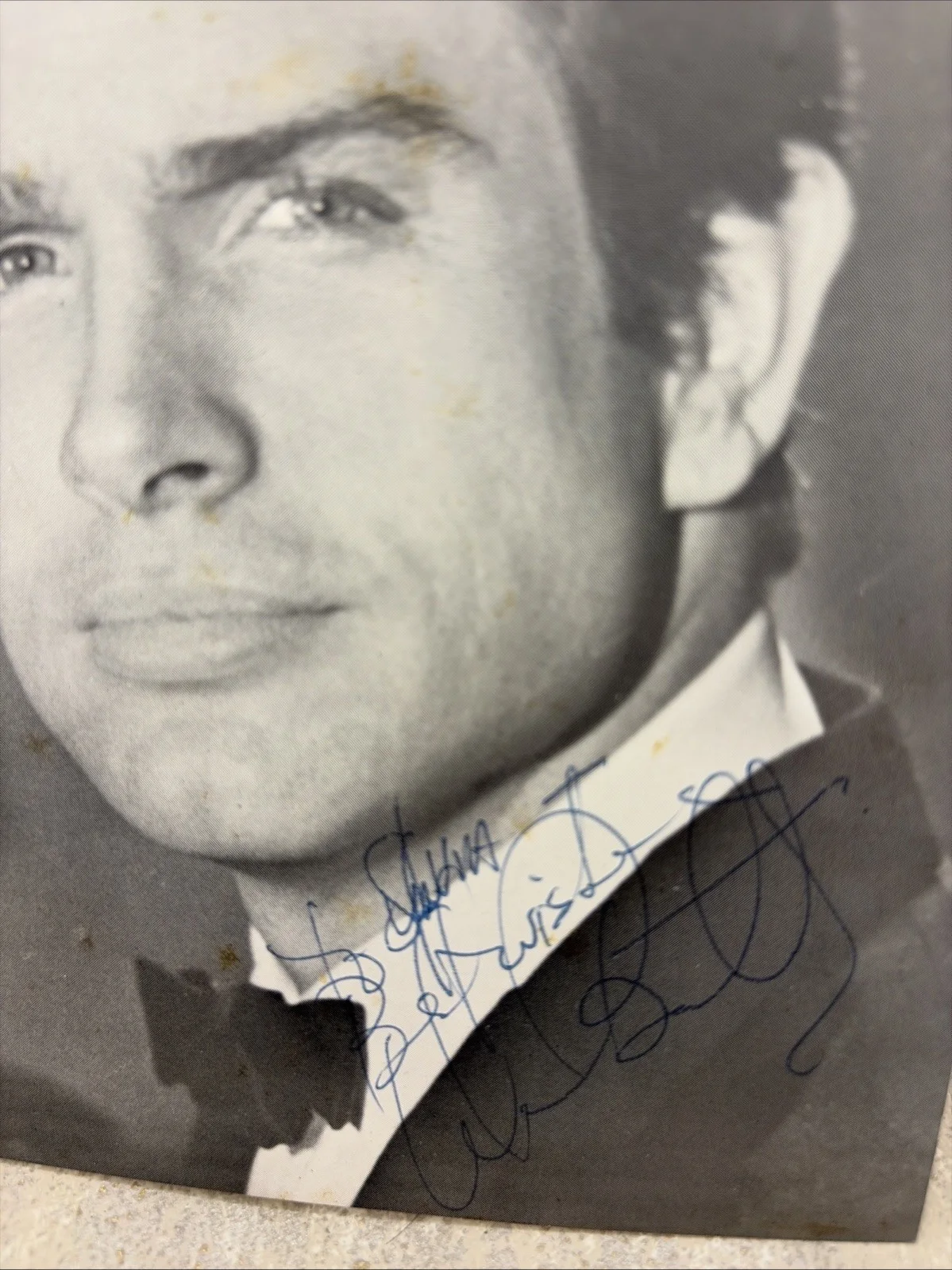 Warren Beatty — WARREN BEATTY Signed 5X7 Photo In Black & White Autographed Picture, image 3