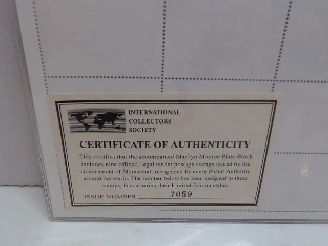 INTERNATIONAL COLLECTORS SOCIETY MARILYN MONROE (FC2022651), изображение 2