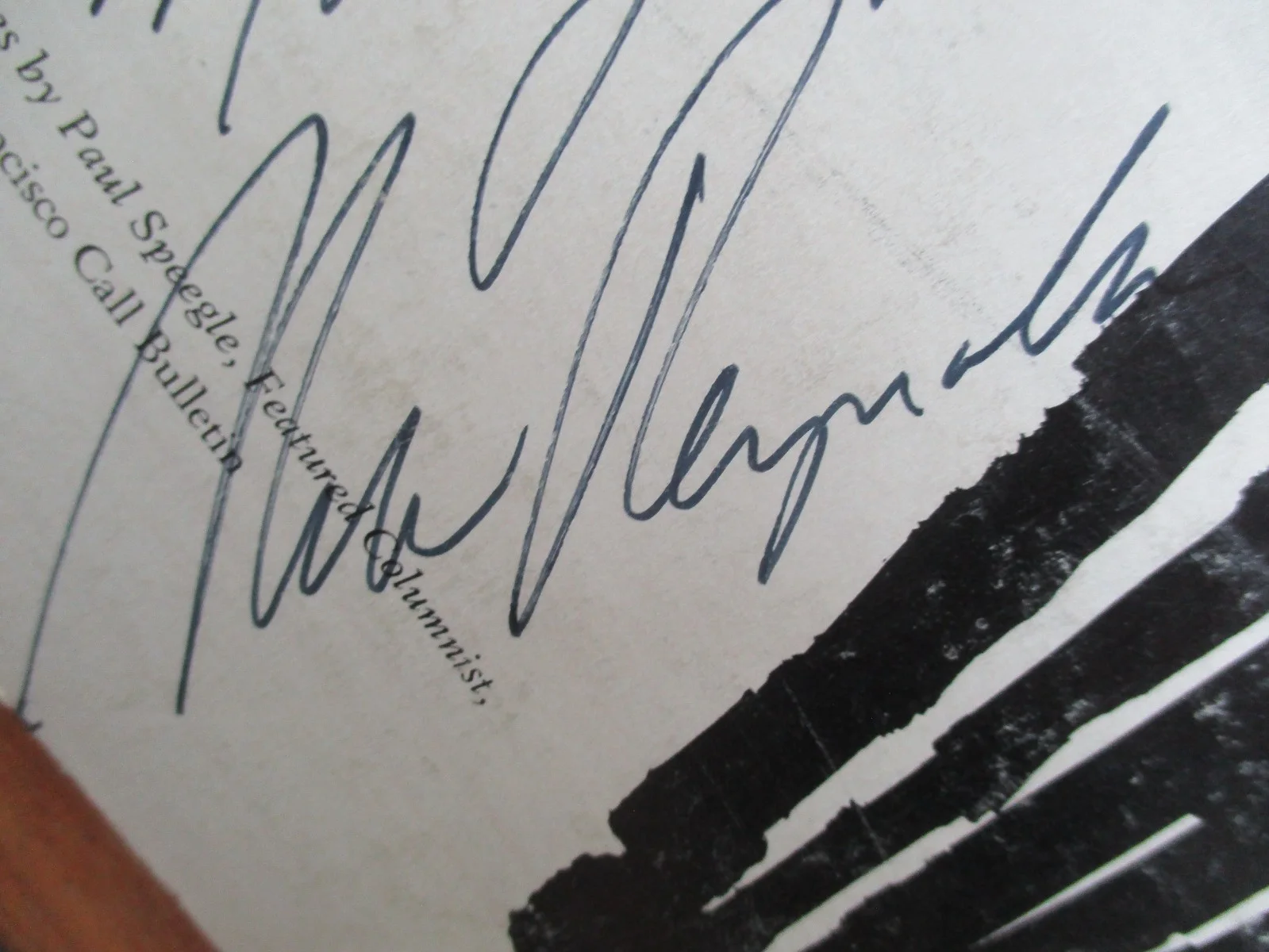 Signed Nick Reynolds Vinyl Record LP Kingston Trio From John Gilliland Estate, image 4