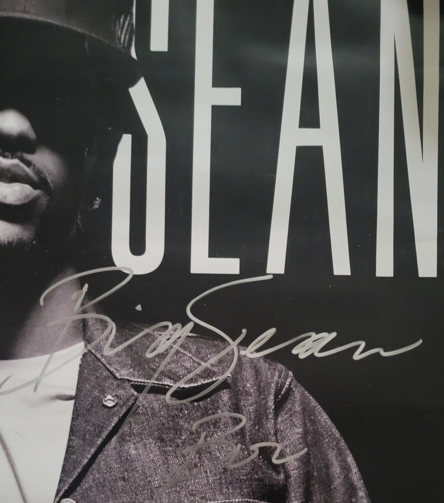 Rare BIG SEAN Autographed I am Finally Famous World Tour poster 24 x 36, изображение 2