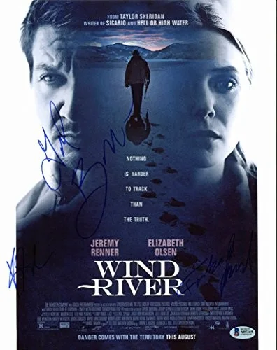 Kelsey Chow, Gil Birmingham, Tokala Clifford — Wind River (Chow, Birmingham +1) Authentic Signed 11x14 Photo BAS #A05169, image 3