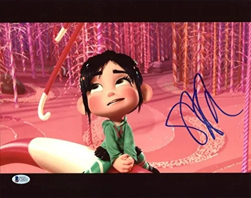 Sarah Silverman — Sarah Silverman Wreck-It Ralph Authentic Signed 11X14 Photo BAS #C54211, image 2