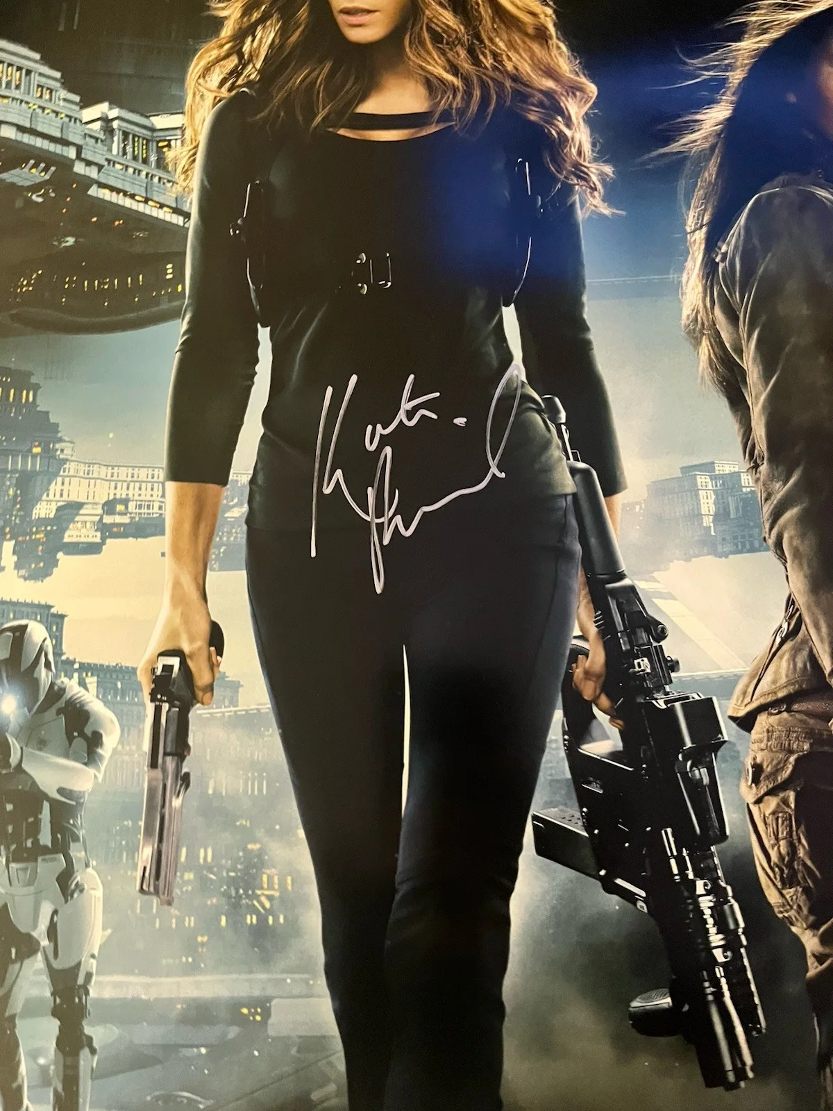Kate Beckinsale Signed Total Recall D/S 27x40, image 2