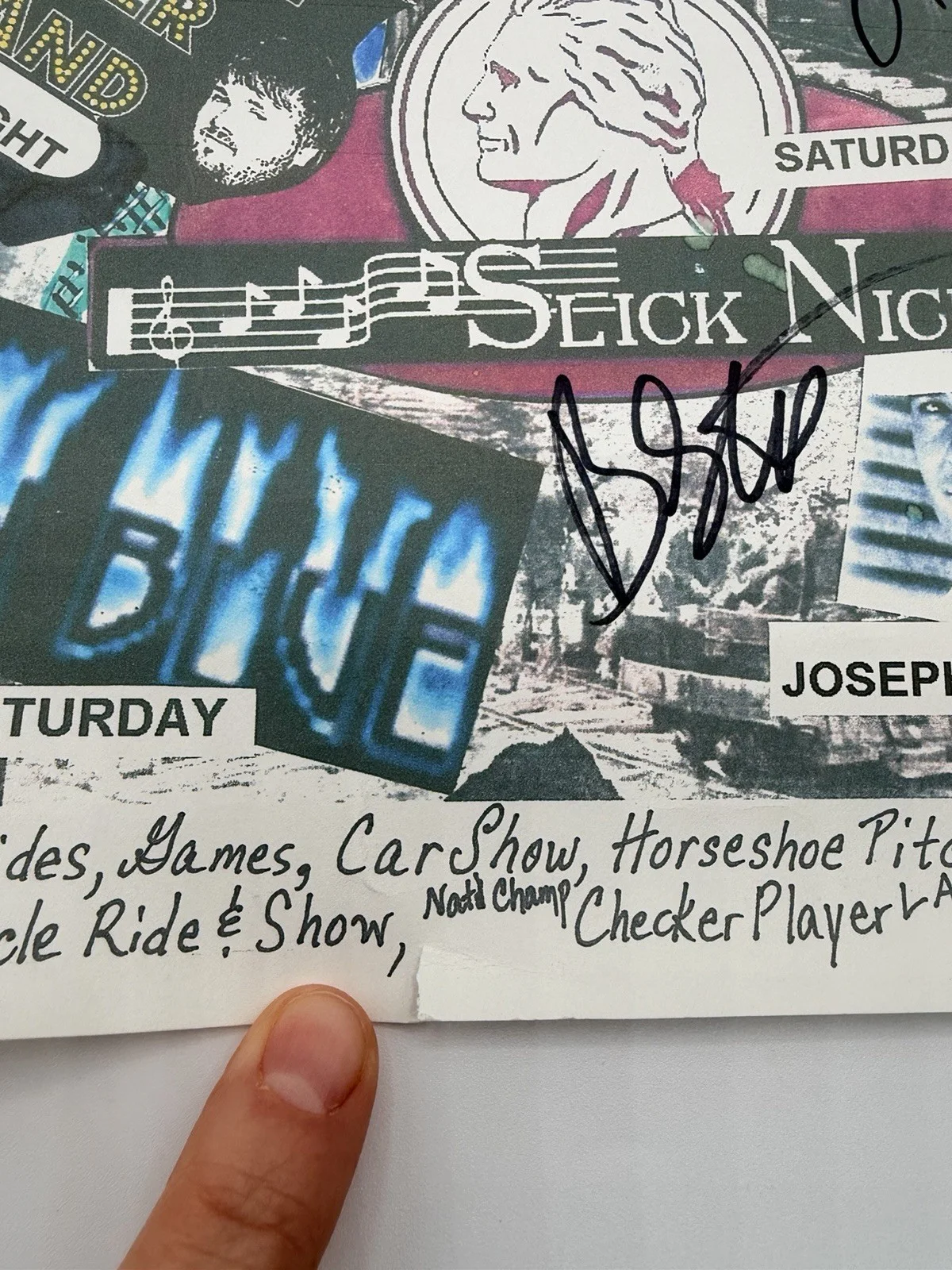 2010 Coal Fest Signed Band Poster Jypsi BlackBerry Smoke Whiskey River & More, image 4