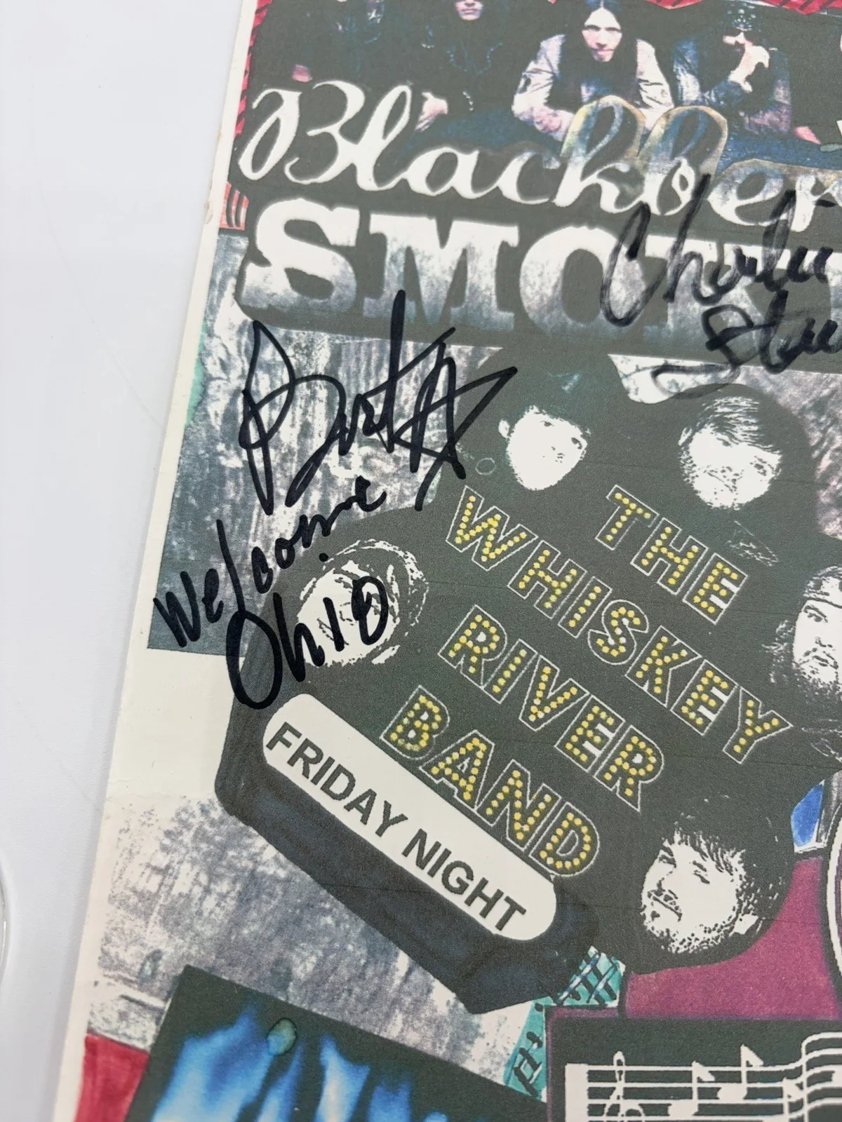 2010 Coal Fest Signed Band Poster Jypsi BlackBerry Smoke Whiskey River & More, image 5