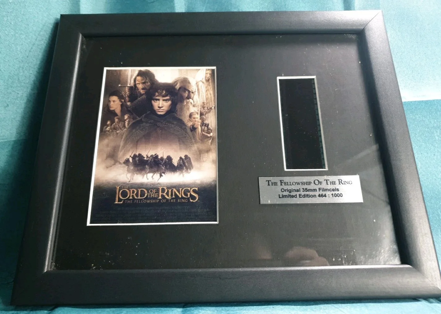 2X The Lord of the Rings 35mm Film Cell Display Piece Approx 29x24 cm Framed, изображение 3