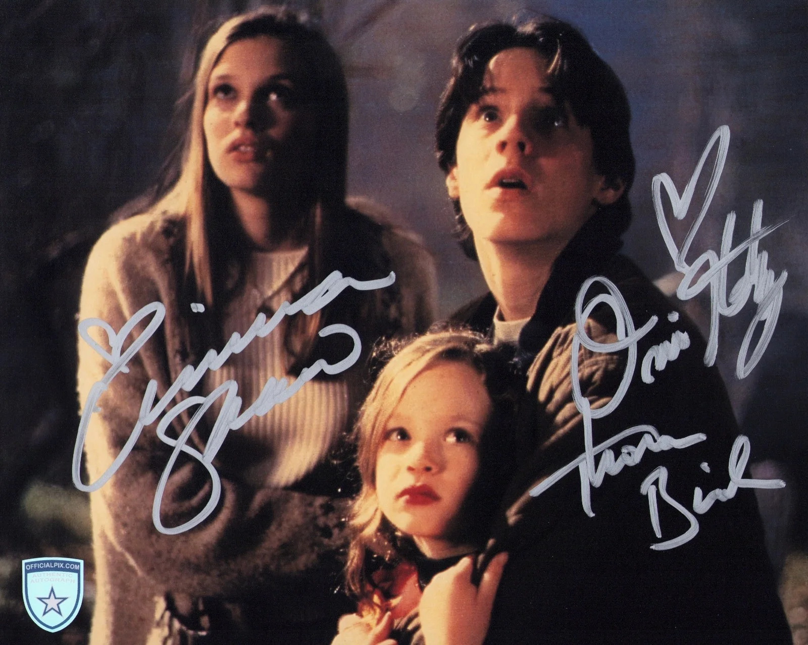 Thora Birch, Omri Katz, Vinessa Shaw — Signed Hocus Pocus Birch Katz Shaw / Dani Max Allison 8x10 w/ Official Pix COA