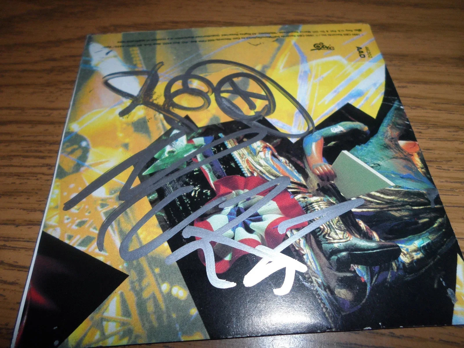 LIVING COLOUR AUTHENTIC AUTOGRAPHED/SIGNED TIMES UP CD ENTIRE BAND VERNON REID, изображение 2