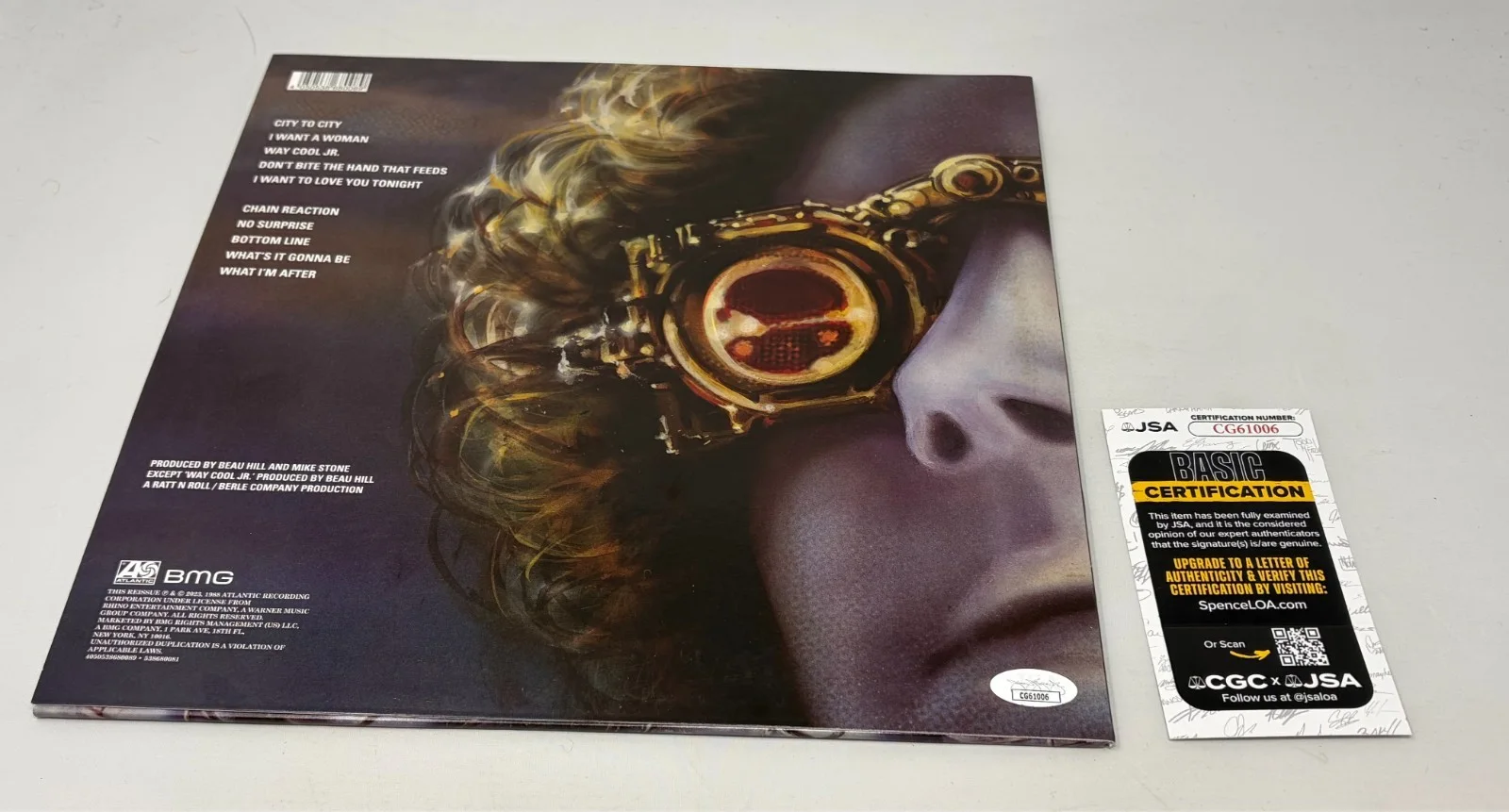Ratt signed Reach For The Sky Album (Pearcy & DeMartini) JSA COA, изображение 2