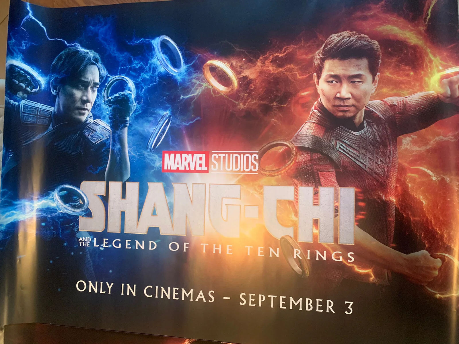 Shang-Chi Legend of the Ten Rings 21 Original UK Cinema Quad Poster 30x40 Bundle, изображение 3