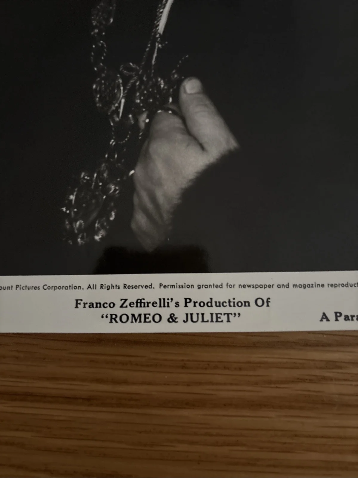 Romeo & Juliet 10 x 8 LOBBY CARD Still Paramount 1968 set of 3 Zeffirellis, изображение 2
