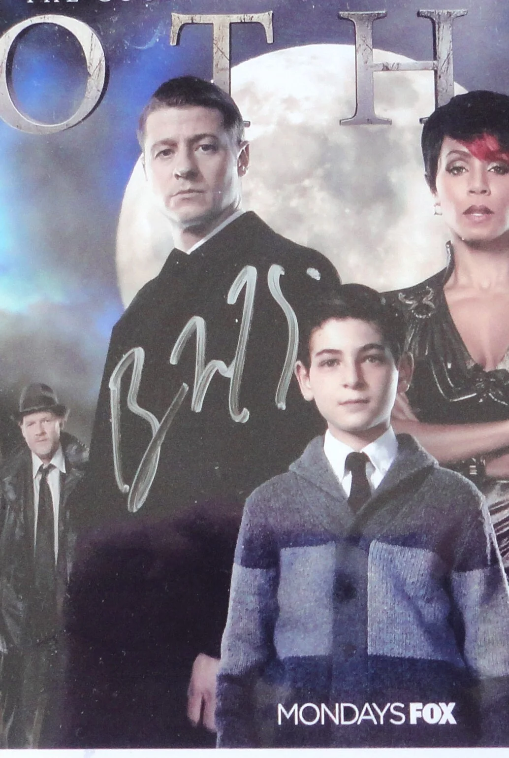 Ben McKenzie — Signed Ben McKenzie Gotham Television Series Cast Photo Mounted Plaque The Good, изображение 3