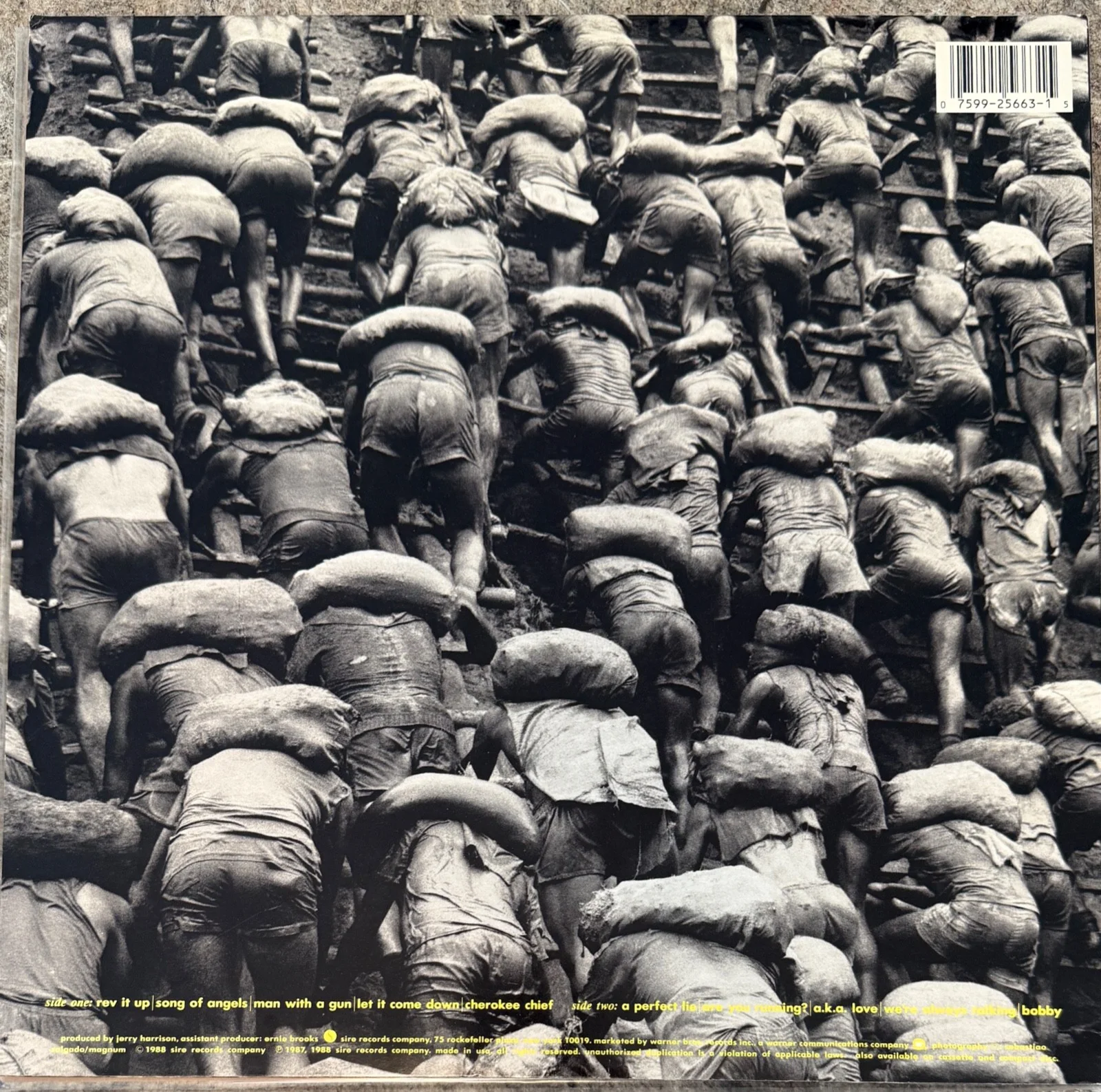 Jerry Harrison of Talking Heads : signed Casual Gods autographed Lp vinyl, изображение 2