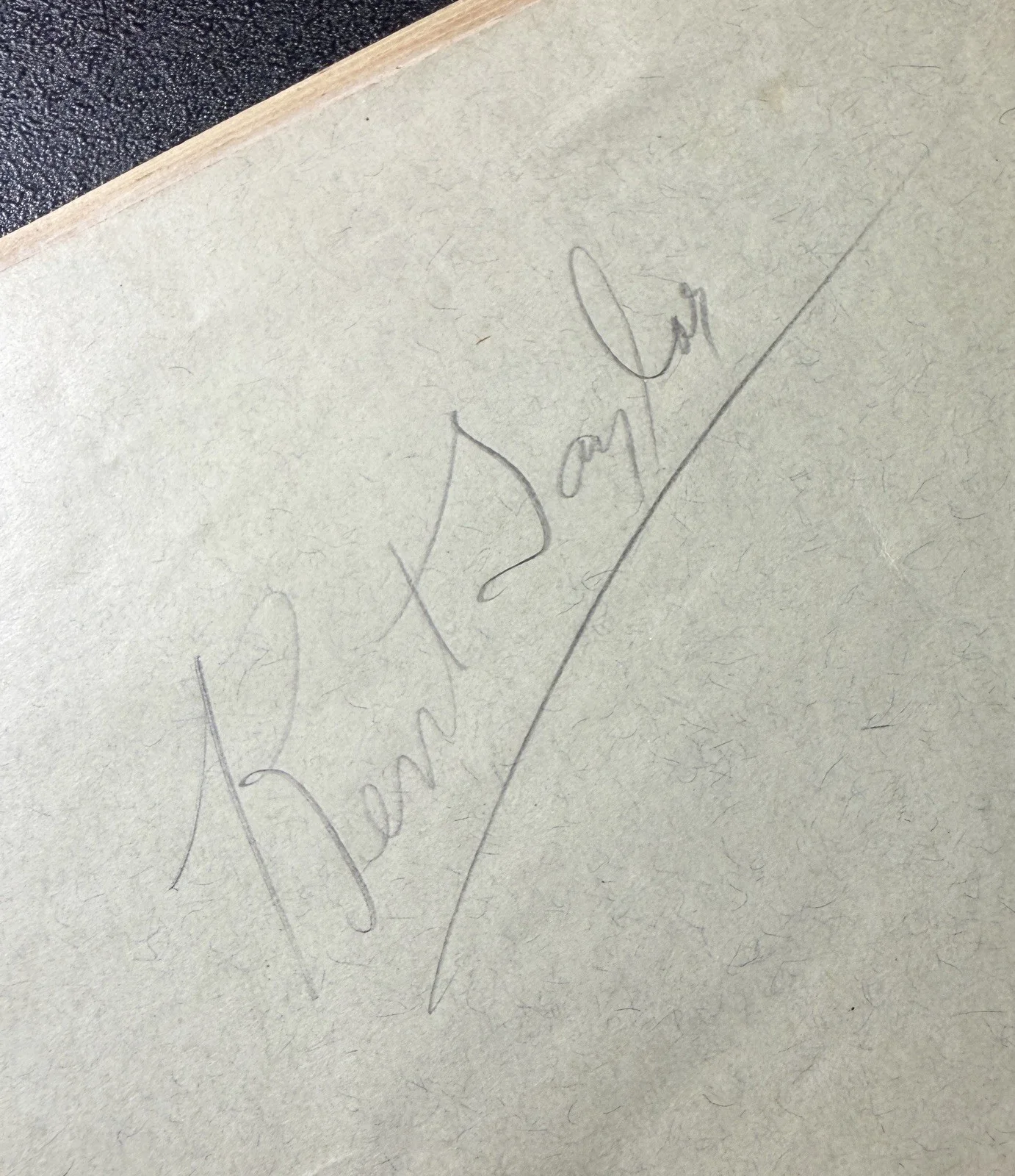 Frank Capra, Phil Harris, Curly Twiford — 1940 autograph book: Frank Capra, Phil Harris (Baloo), Curly Twiford and more!, image 5