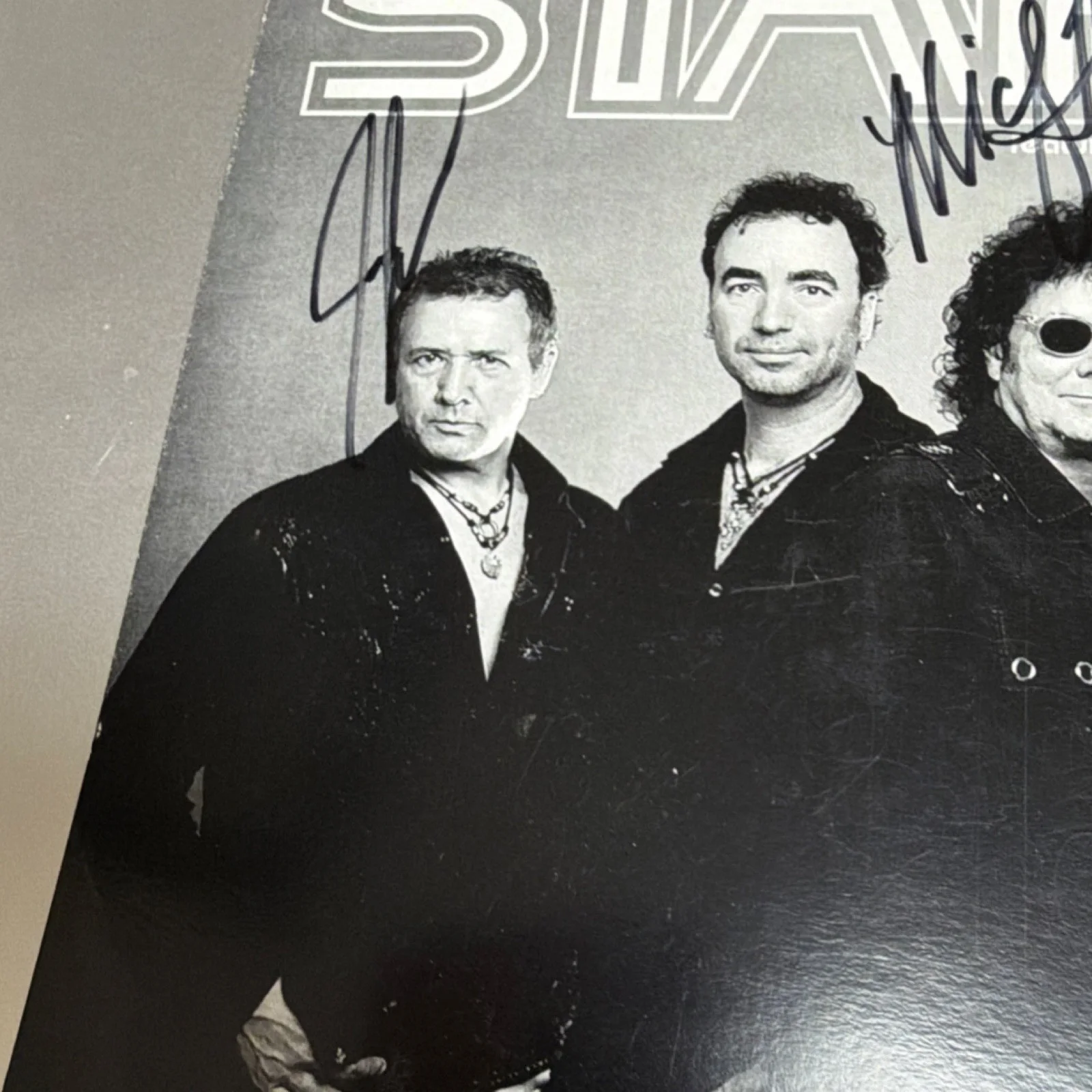 Starship featuring Mickey Thomas Original Autographed Band Photo, image 2