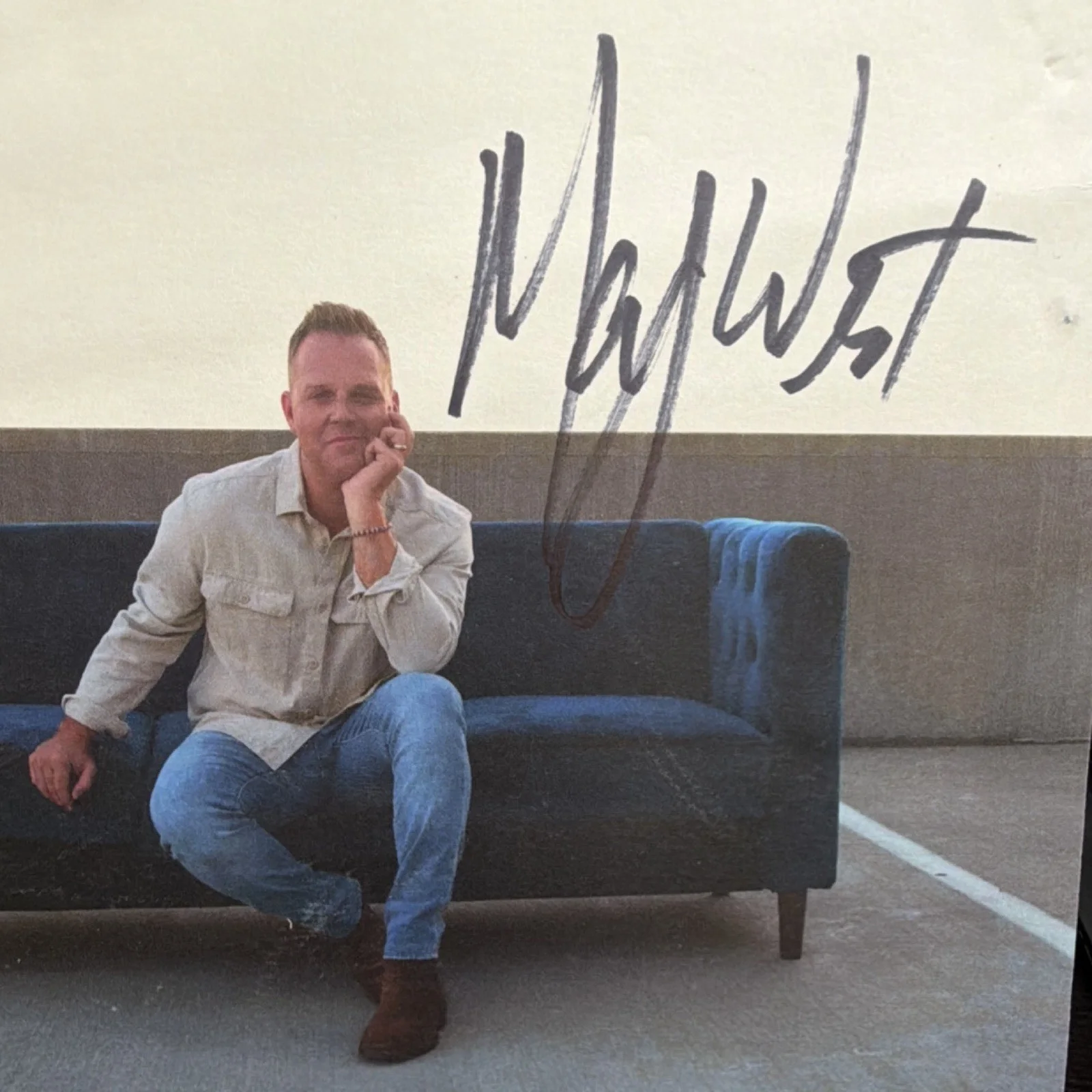 Matthew West Autographed Photo Original Signed Collectible Music Memorabilia, изображение 2
