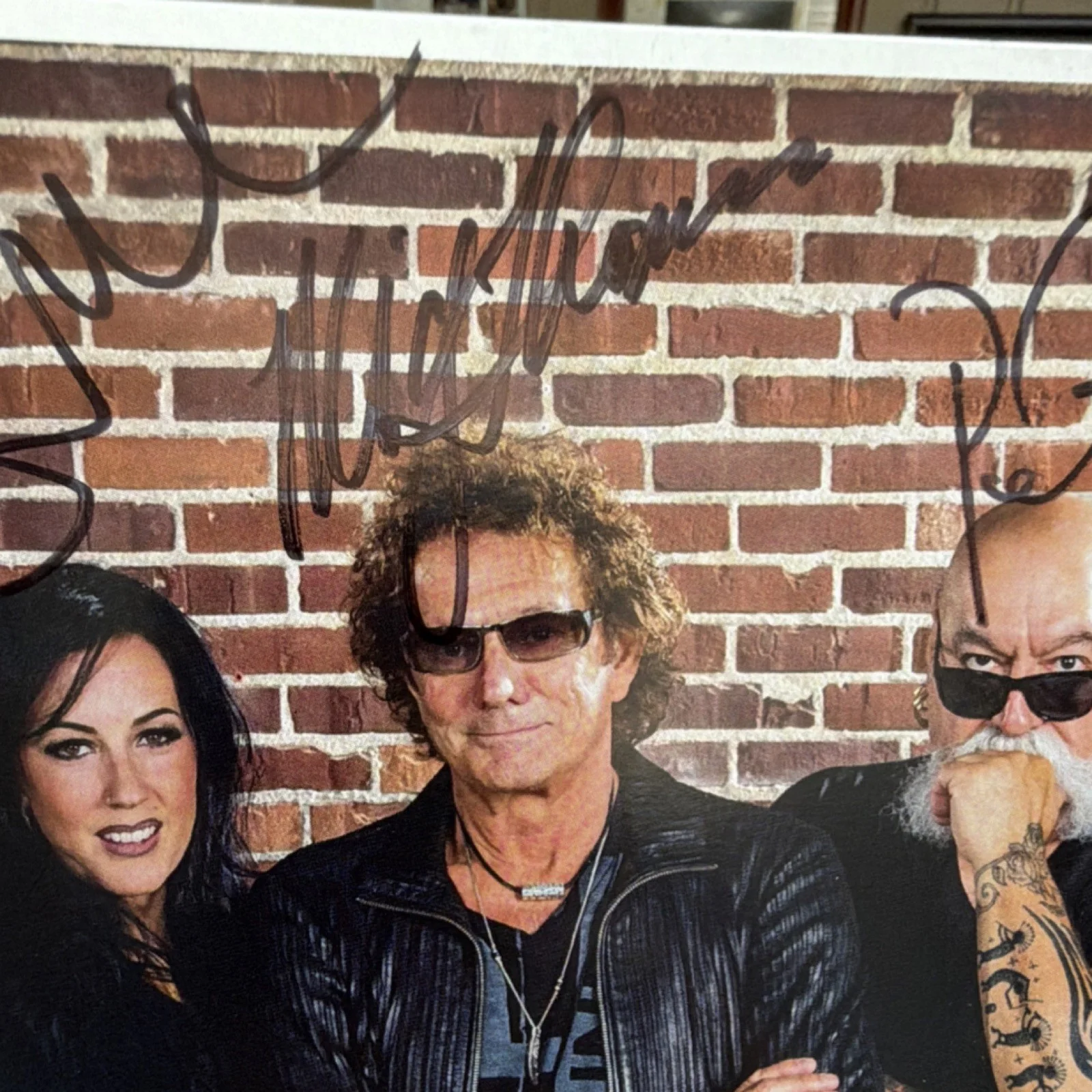 Starship featuring Mickey Thomas Original Autographed Band Photo, image 2
