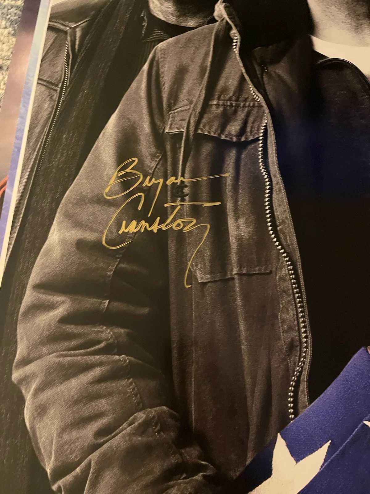 Bryan Cranston Signed Flags Of Our Father D/S 27x40, изображение 2