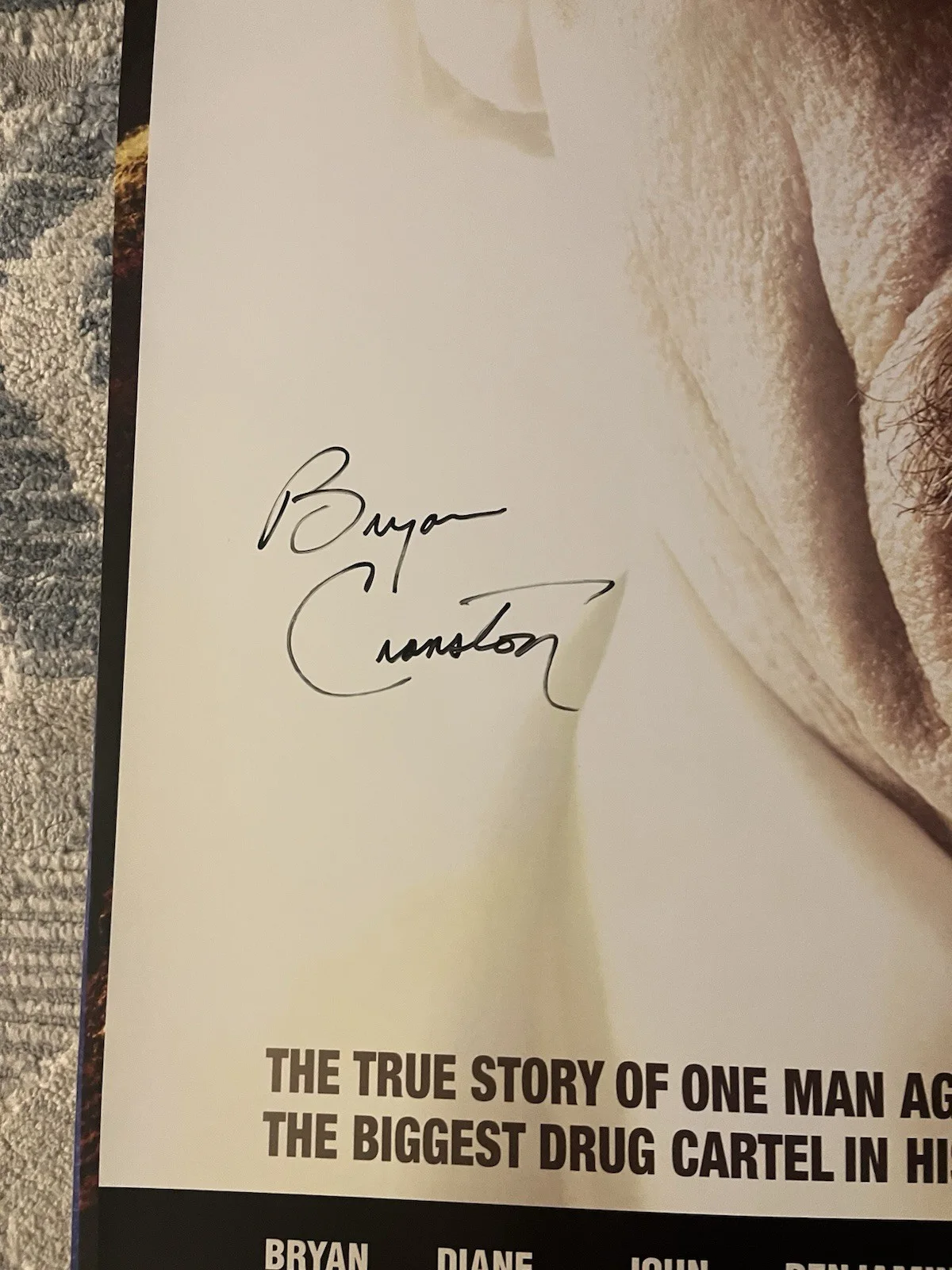 Bryan Cranston Signed The Infiltrator D/S 27x40, image 2