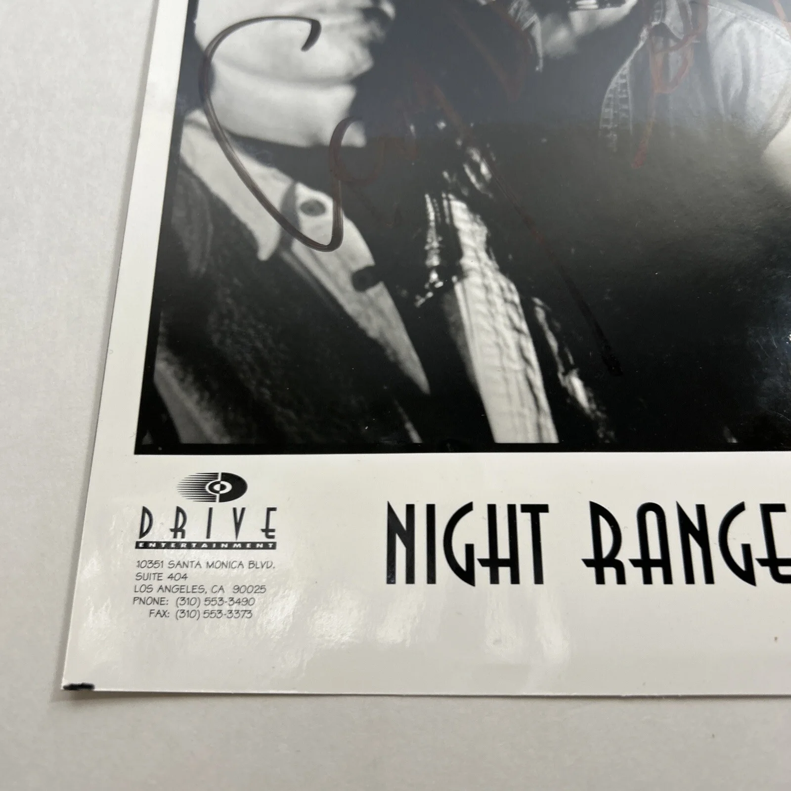 Night Ranger Band Stiletto Management Drive En AUTOGRAPH SIGNED 10X8 PRESS PHOTO, изображение 4