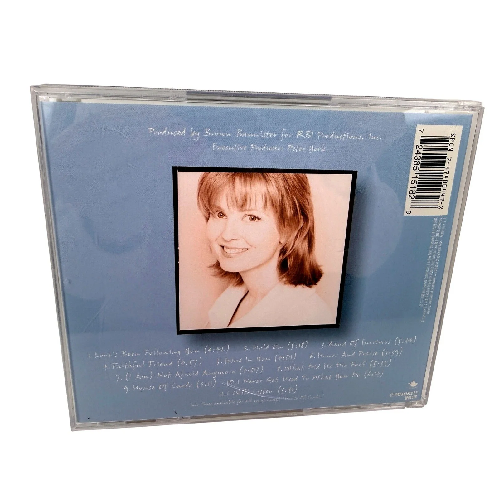 Twila Paris Signed Where I Stand CD Autographed 1996 Signed Christian, image 3