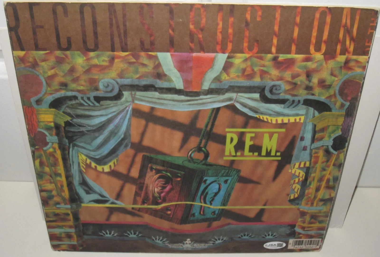 MICHAEL STIPE SIGNED REM ALBUM FABLES OF THE RECONSTRUCTION VINYL AUTOGRAPH JSA, изображение 5