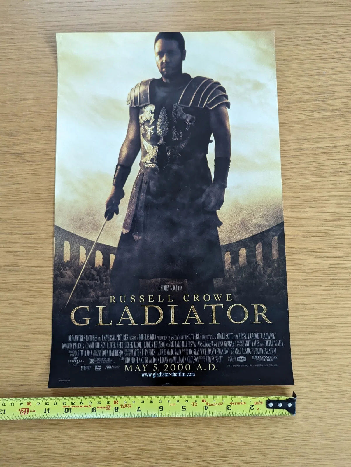 Gladiator Mini Poster Premiere Gift 17x11, image 3