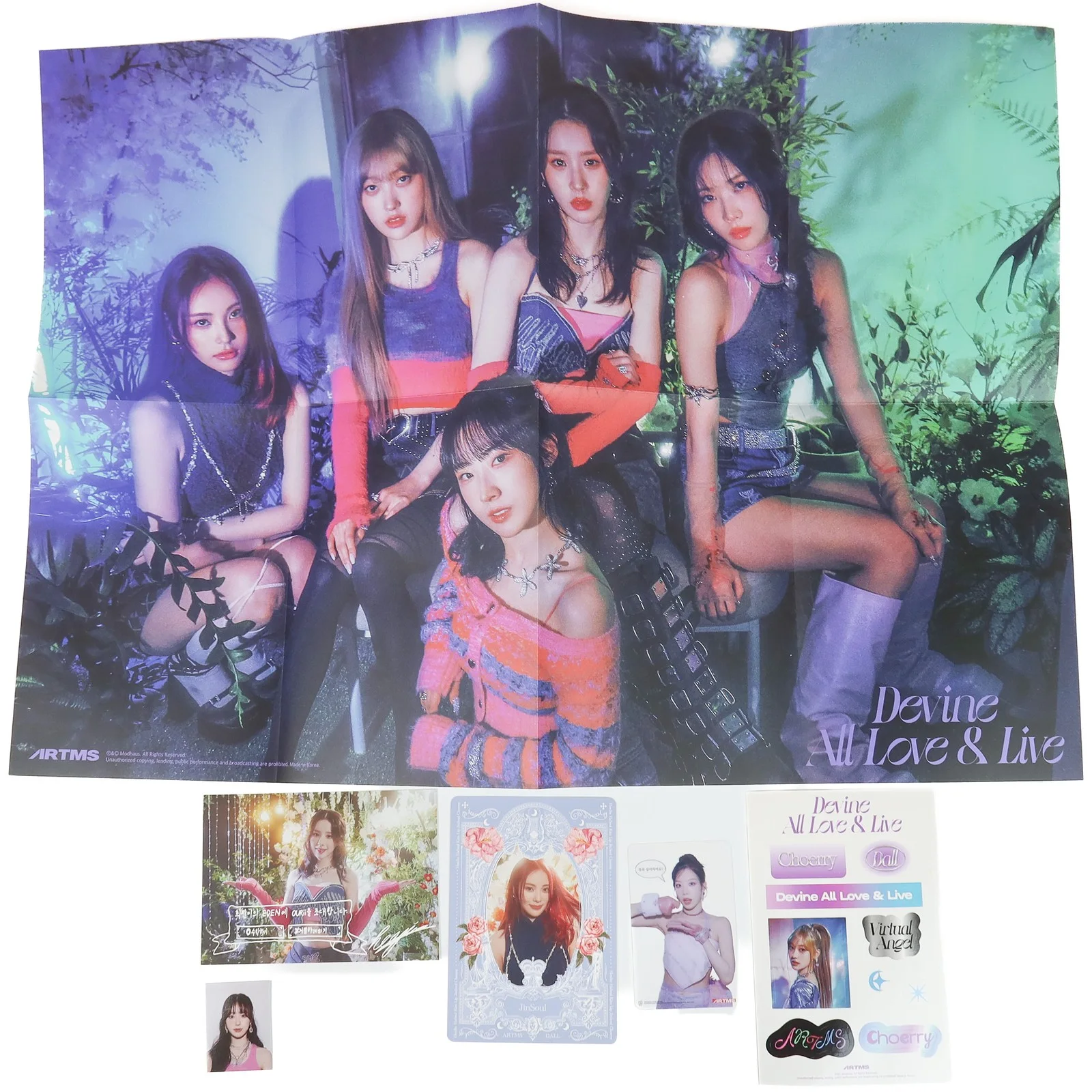 ARTMS - Dall [A Ver.] 1st Album Signed Promo CD Loona Devine All Love & Live, image 2