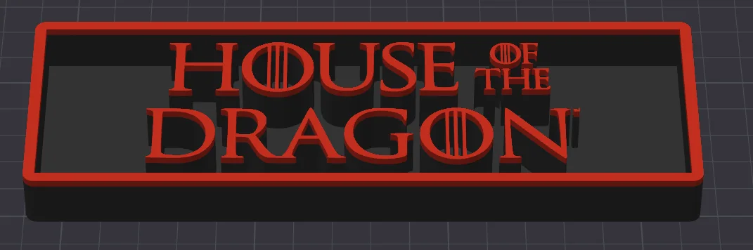 Decorative House Of The Dragon Box Film Logo Sign Display Cinema s17.5cm L22cm, изображение 2