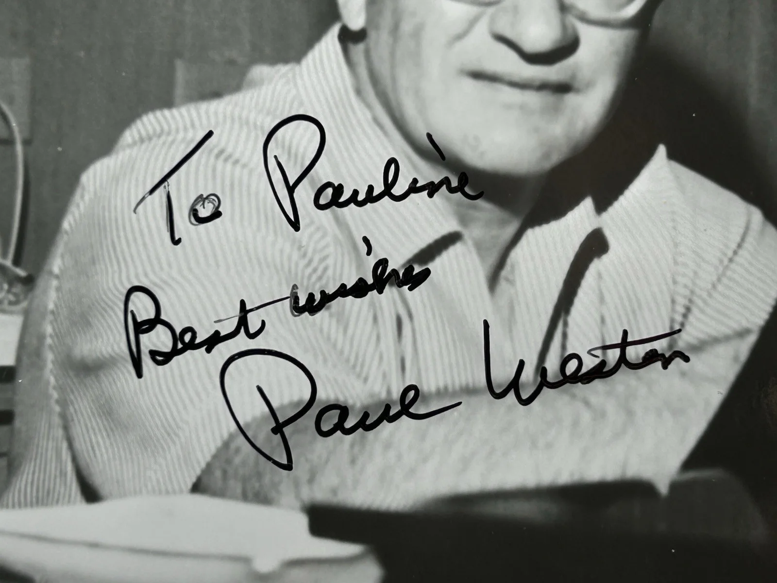 PAUL WESTON SIGNED PHOTO Original Autograph JSA COA Musician Pianist Composer, изображение 3