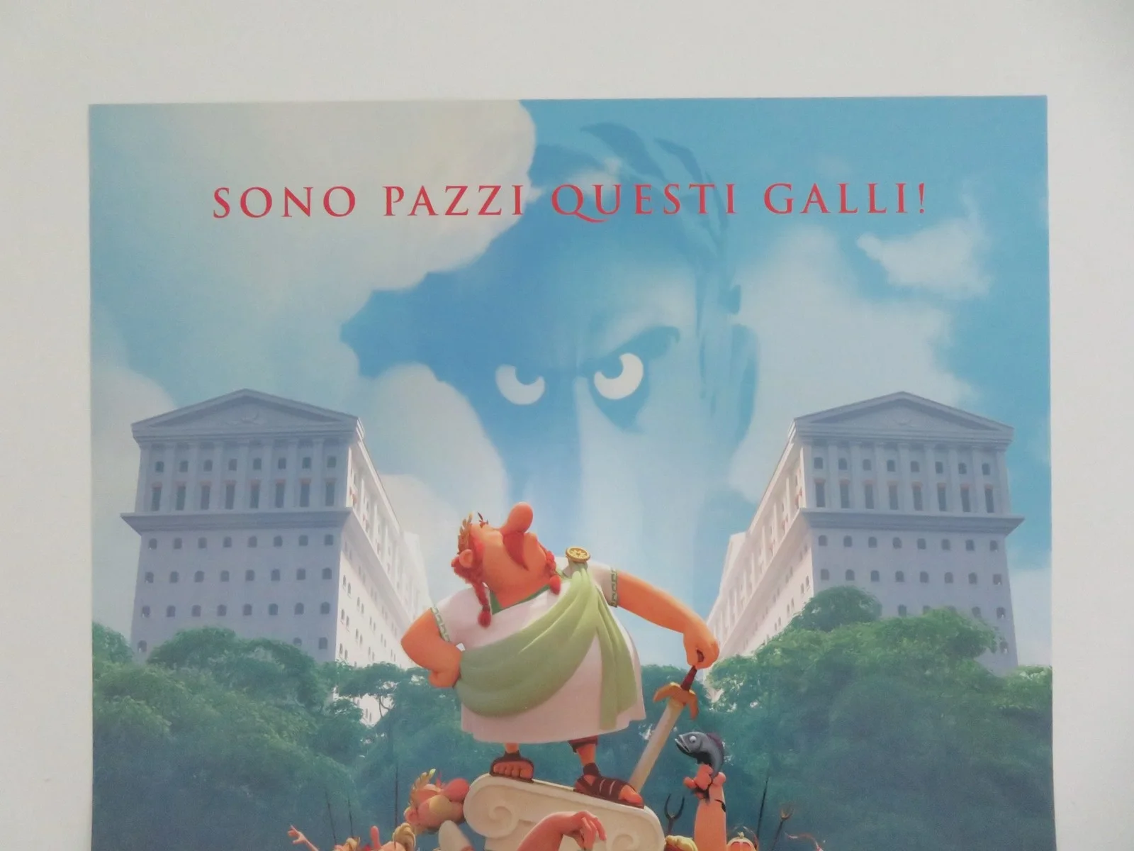 Asterix: The Mansions of the Gods Italian Locandina Poster Roger Carel 2014, изображение 2