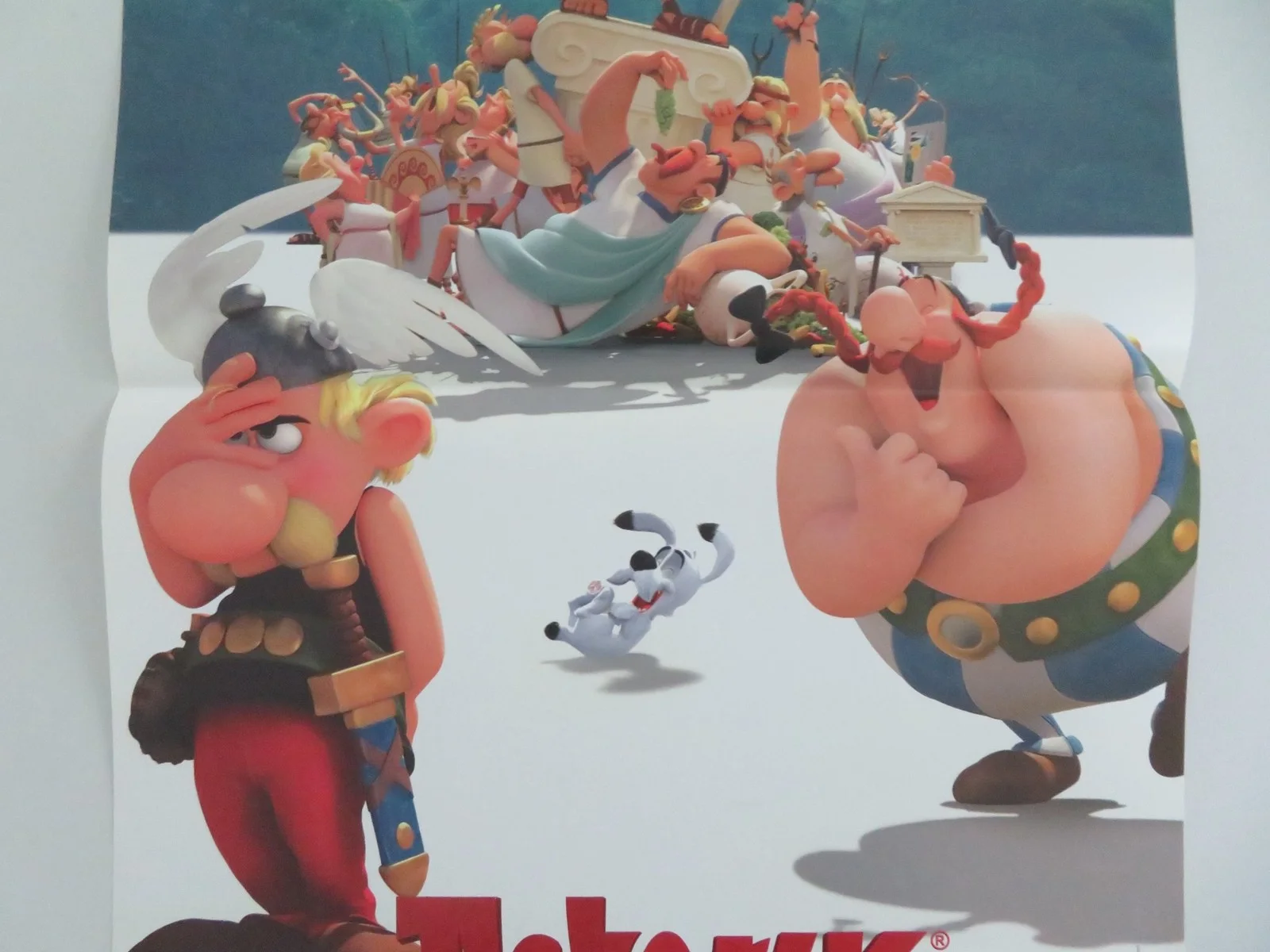 Asterix: The Mansions of the Gods Italian Locandina Poster Roger Carel 2014, изображение 3