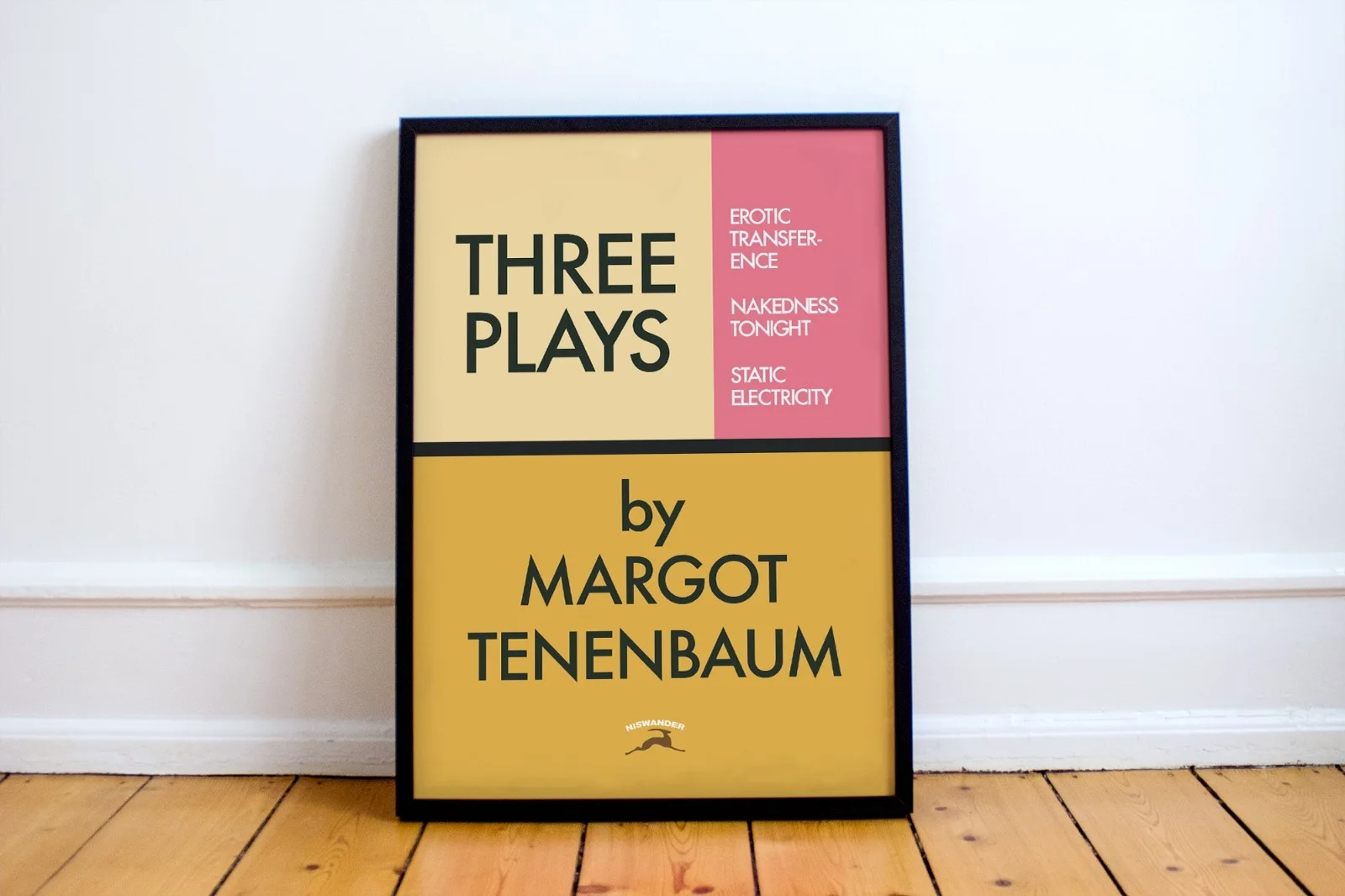 The Royal Tenenbaums Poster | Three Plays by Margot | Wes Anderson Art Print |, изображение 2