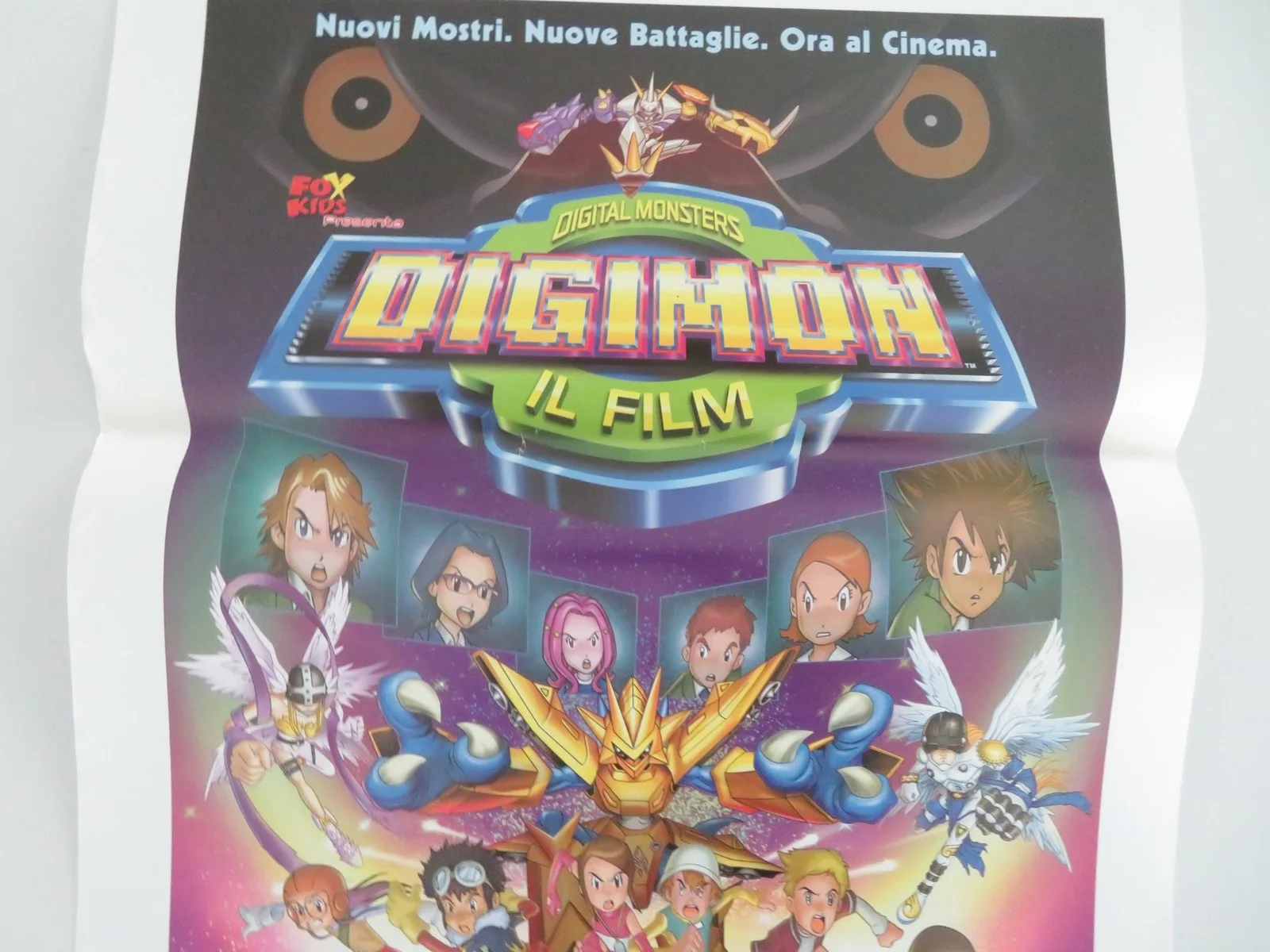 Digimon: The Movie Italian Locandina Poster Lara Jill Miller Joshua Seth 2000, изображение 3