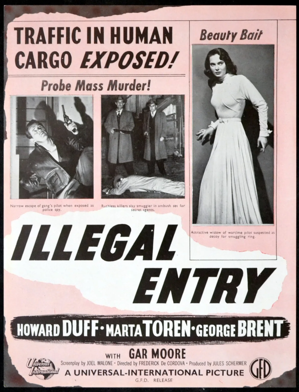 HELTER SKELTER 1949 Carol Marsh, David Tomlinson, Mervyn Johns TRADE ADVERT, image 2