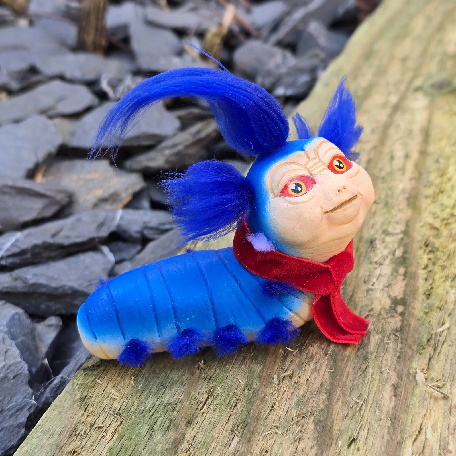 Labyrinth William the Worm Resin Statue Figurine, Bowie Inspired Artwork, image 2
