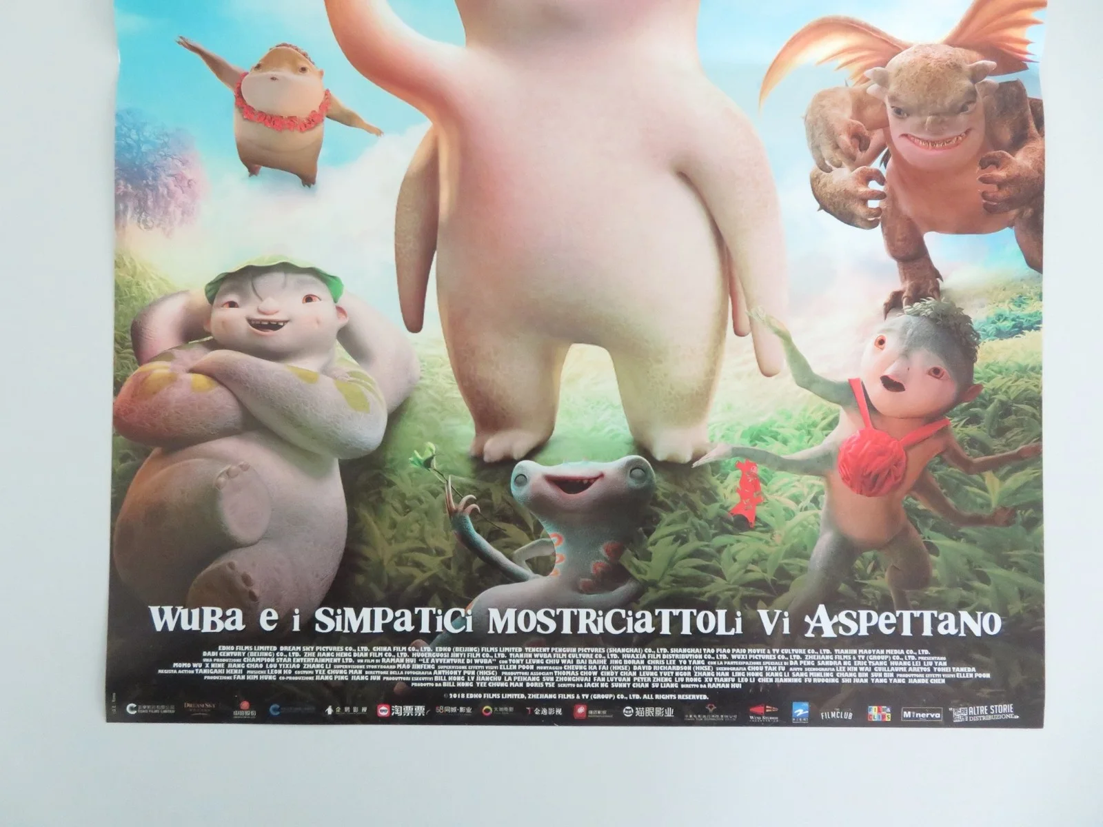 Le avventure di Wuba Italian Locandina Poster Leung Chiu-wai Baihe Bai 2018, изображение 4