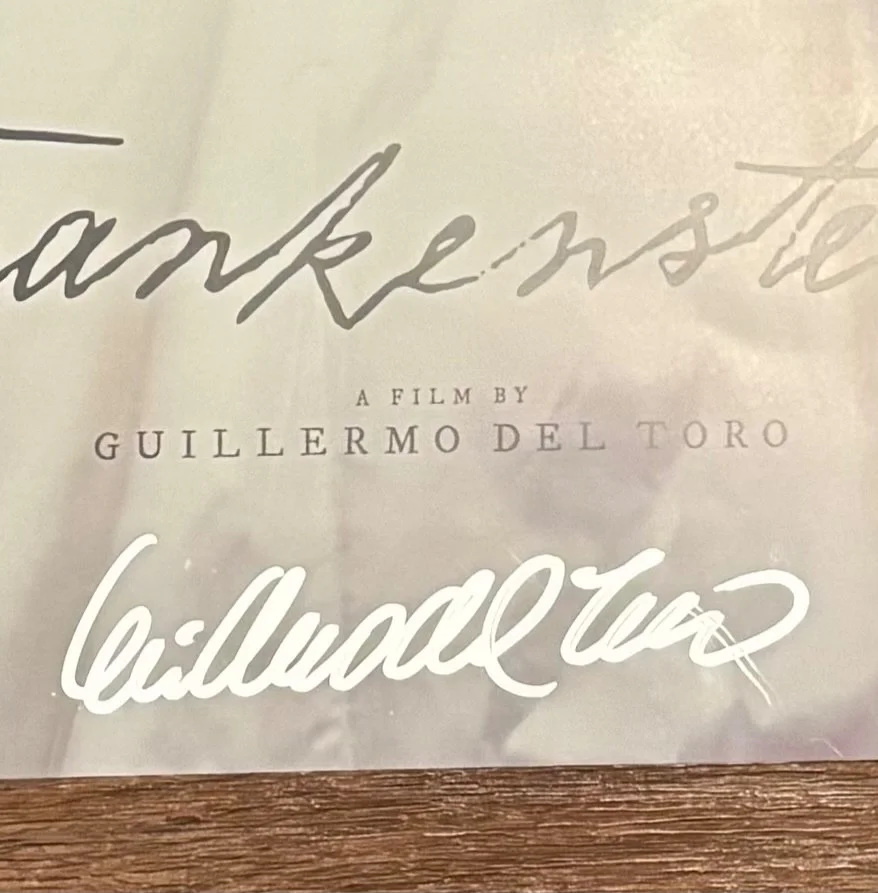 Guillermo del Toro — NEW Frankenstein Movie Poster Signed Autographed by Guillermo del Toro w/PSA DNA, изображение 2