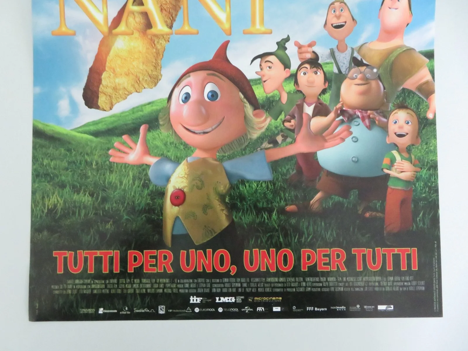 The Seventh Dwarf Italian Locandina Poster Otto Waalkes Mirco Nontschew 2014, изображение 4