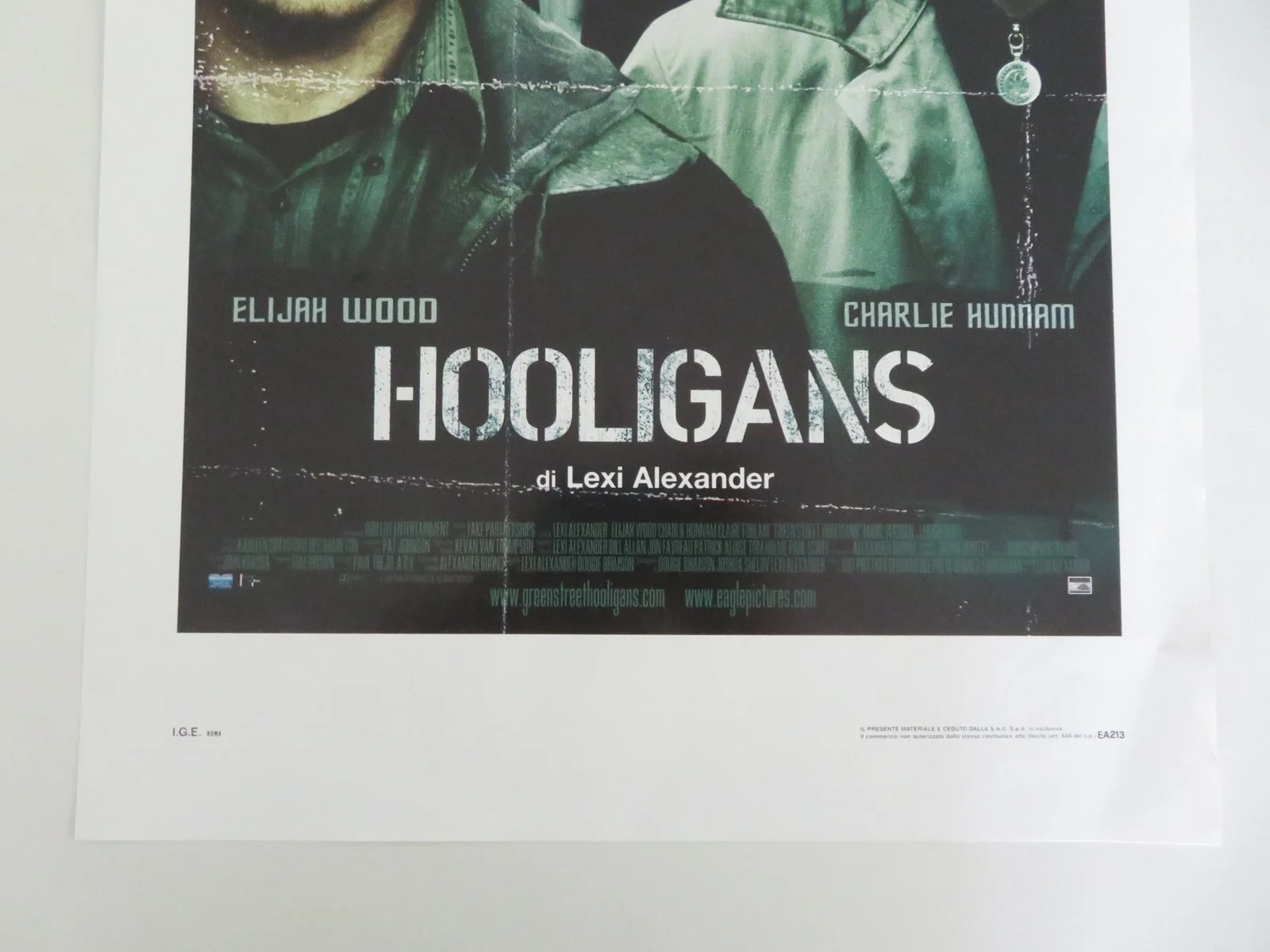 Green Street Hooligans Italian Locandina Poster Elijah Wood Charlie Hunnam 2005, изображение 4