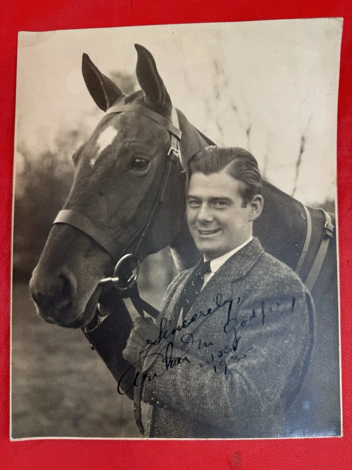 Arthur Godfrey — Original Antique Arthur Godfrey Autographed And Dated Portrait, image 2