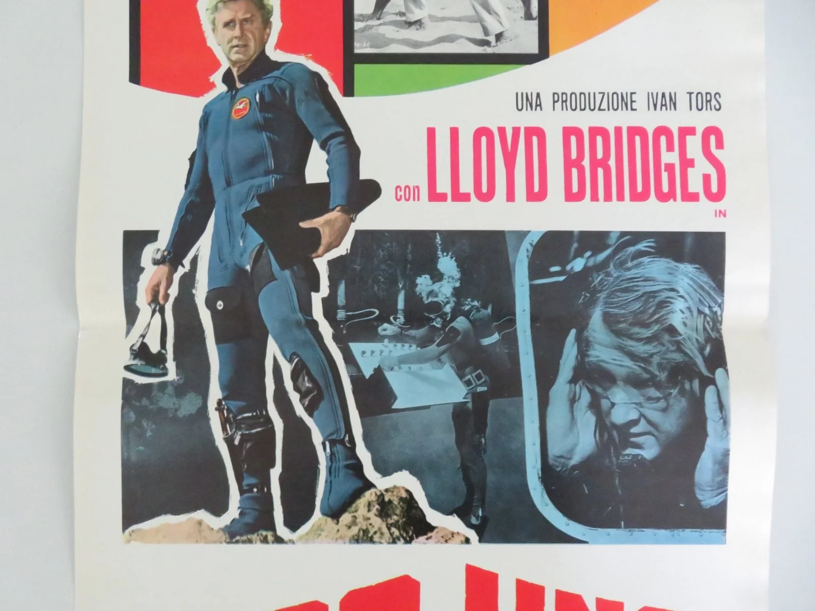 Daring Game Italian Locandina Poster Lloyd Bridges Nico Minardos 1969, изображение 3