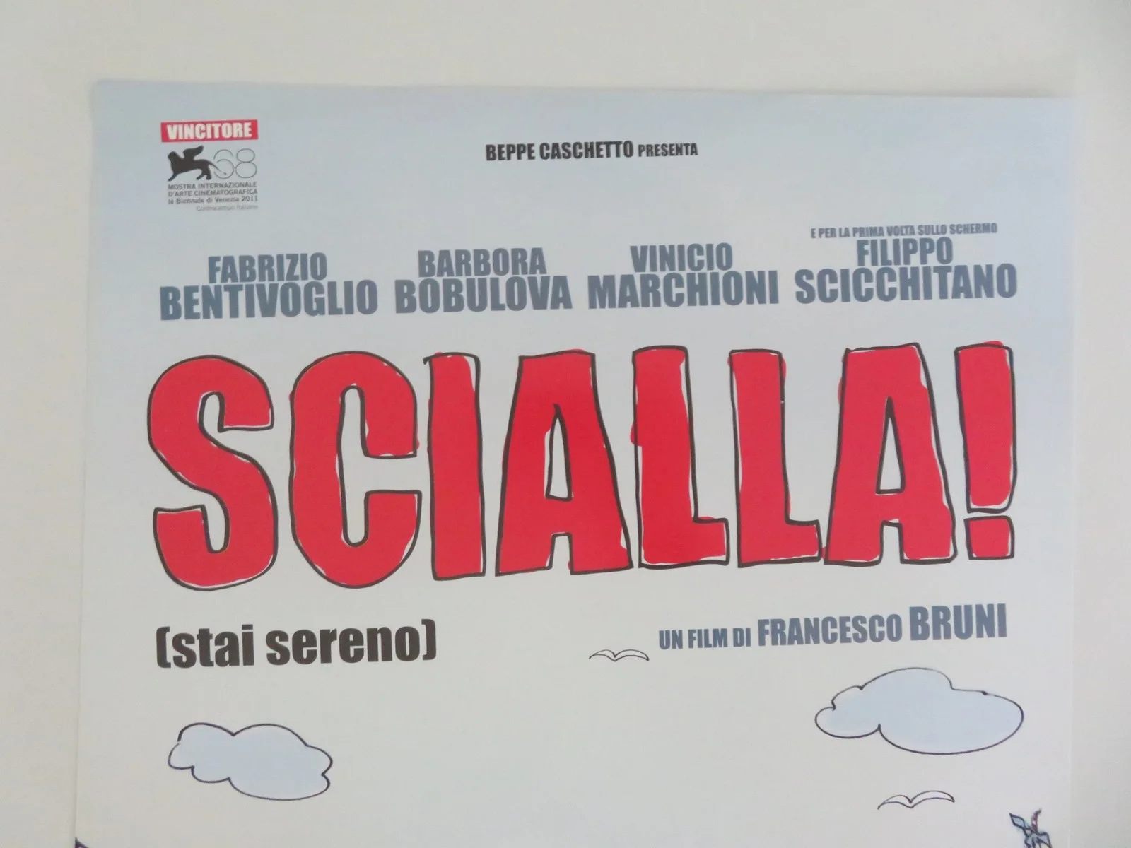Easy! Italian Locandina Poster Fabrizio Bentivoglio Barbora Bobulova 2011, image 2