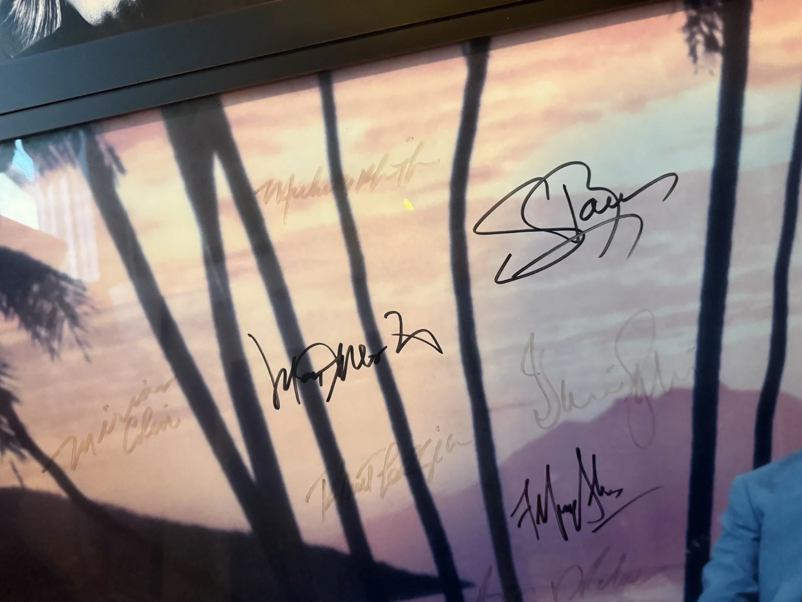 Al Pacino, Steven Bauer, Michelle Pfeiffer, Mary Elizabeth Mastr — Scarface Original Autographed Poster Signed by Cast Framed w/ Authentication, image 4