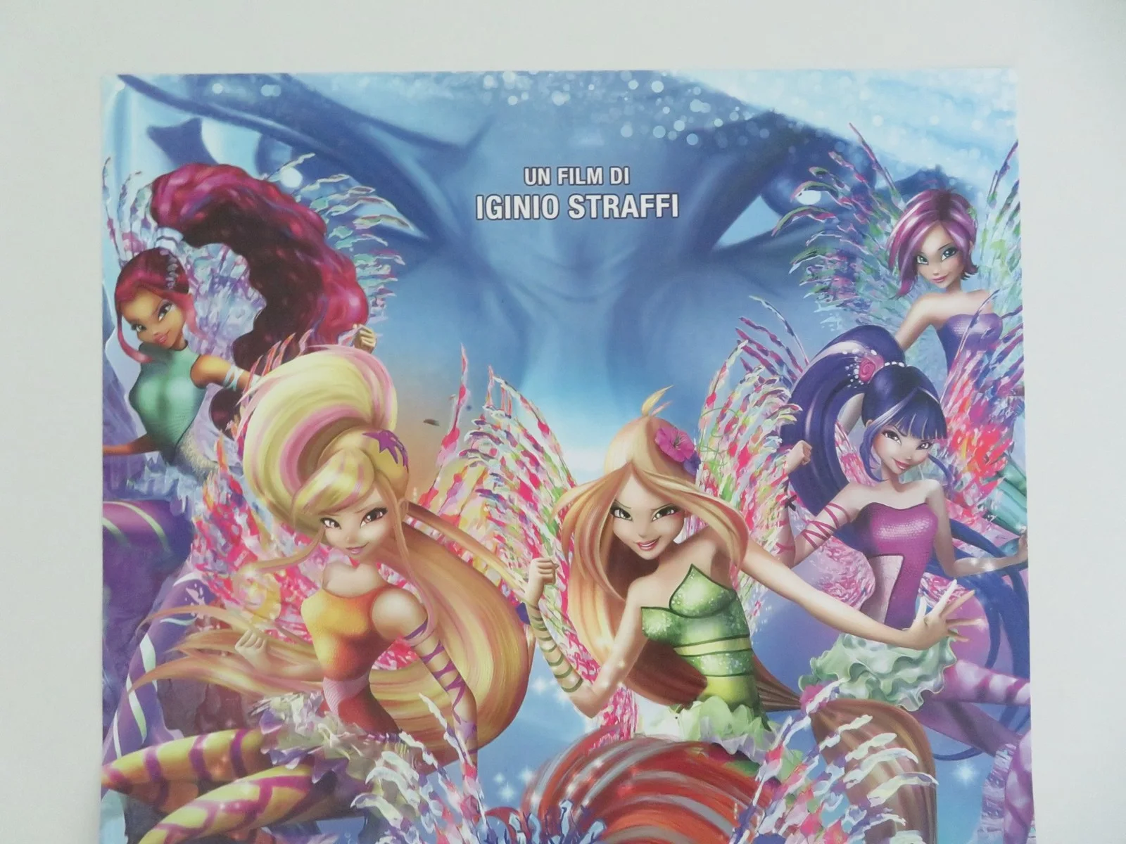 Winx Club: The Mystery of the Abyss Italian Locandina Poster Bognanni 2014, изображение 2