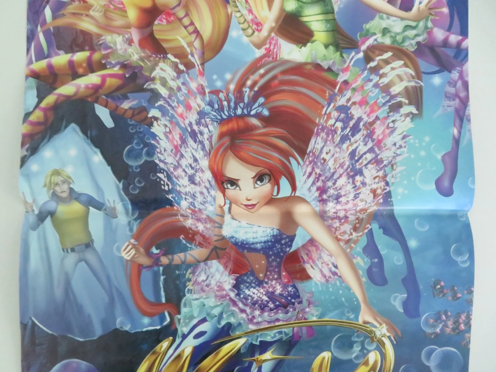 Winx Club: The Mystery of the Abyss Italian Locandina Poster Bognanni 2014, изображение 3