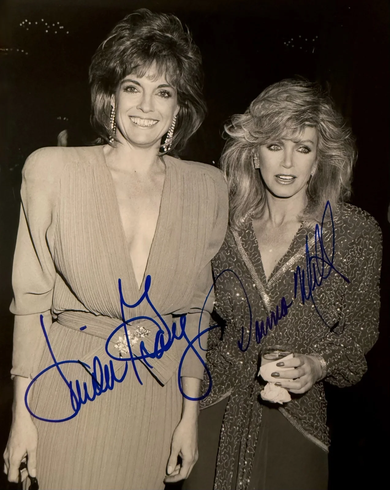 Linda Gray, Donna Mills — LINDA GRAY & DONNA MILLS Autographed SIGNED 7x9 PHOTO KNOTS LANDING DALLAS 1985, изображение 5